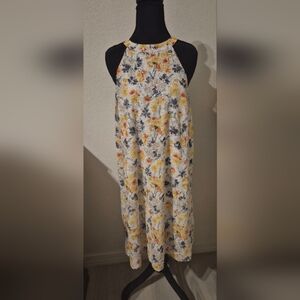 LOFT Multicolor Floral Dress